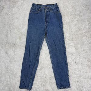VTG WOMEN'S LEVI'S 17501-0138 Size 7 BLUE JEANS Made In USA W24 L31